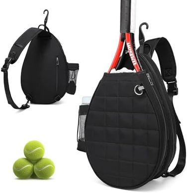 Quilted Waterproof Tennis & Pickleball Backpack (2 Rackets)
