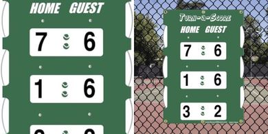 Turn-a-Score: UV-Protected Tennis Net Scorekeeper
