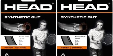 HEAD Synthetic Gut Tennis String: Black, 16g, 40ft
