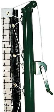 Black Tennis Net Posts with External Ratchet
