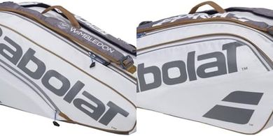 Babolat Pure Wimbledon 6-Racquet Tennis Bag (White)
