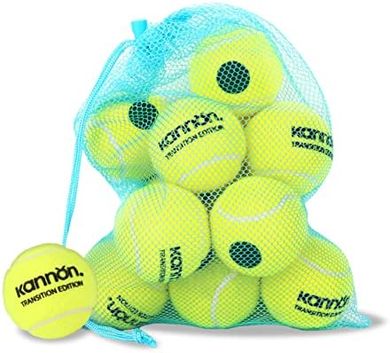 Yuesheng Beginner Tennis Balls: 12-Pack with Bag
