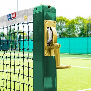 Vermont Heavy-Duty Mini Tennis Posts with Brass Winder
