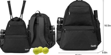 Sucipi Pro Tennis Backpack: Holds 2 Racquets & Shoes
