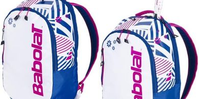 Babolat Junior Tennis Backpack (White/Blue/Pink)
