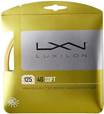 Luxilon 4G Soft Gold Tennis String (125/17G)
