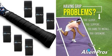 Alien Pros Pre-cut Dry Feel Tennis Grip Tape
