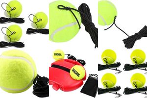 Rubber Tennis Trainer Ball