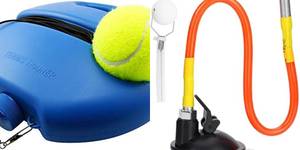 Master Your Serve: 5 Tennis Trainer Balls with Suction Cups