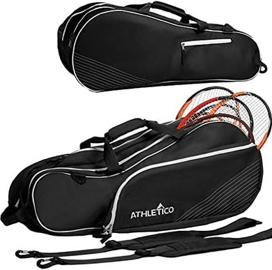 Athletico 6-Racquet Tennis Bag: Padded, Lightweight, Unisex
