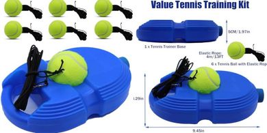 Magicorange Solo Tennis Trainer: Rebound Ball & 6 Strings
