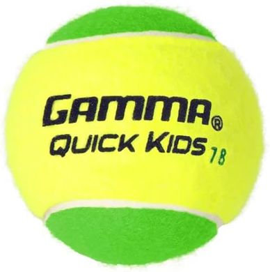 GAMMA Quick Kids Training Tennis Balls: Low-Compression, USTA/ITF Approved
