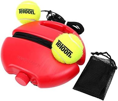 Teloon Solo Tennis Trainer: Rebound Ball & Strings for Practice
