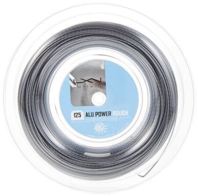 Luxilon ALU Power Rough 125 Tennis String (Grey, 100m)
